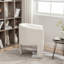Fauteuil demi-tonneau en velours-63663237