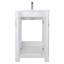Ensemble de meuble-lavabo sur pied à simple cuve 24 "Broadway - Noir mat-722229392