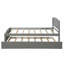 Twin Size Platform Bed With Trundle-121066596