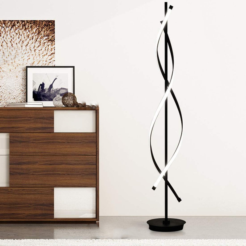 Adjustable Spiral Floor Lamp