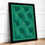 Geometric Palms Art Deco - Framed Print-1692418641-1692418644