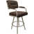 Brown Polyester Blend/Beige Frame