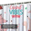 Rideau de douche mignon avec 12 crochets-1820507533