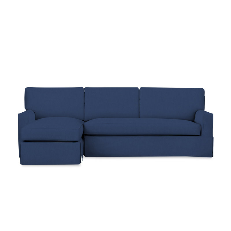 Canapé modulaire 2 pièces Taylor, Orienté à gauche (vu de face), Toile bleu marine Sunbrella®