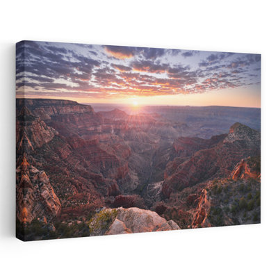 «Grand Canyon View Abstract Contemporary Landscape Nature», reproduction d'art murale