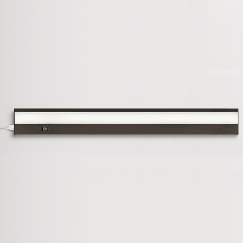 Luminaire de travail sous-armoire à DEL DUO AC-LED, Bronze, H 2,75 po x l 24 po x P 1 po