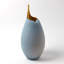 Frosted Vase w/Amber Casing-71272872-71272869