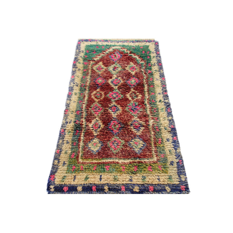 One-of-a-Kind 2’9” x 5’5” Hand Knotted Area Rug