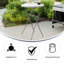 Round Plastic Bar Height Folding Table