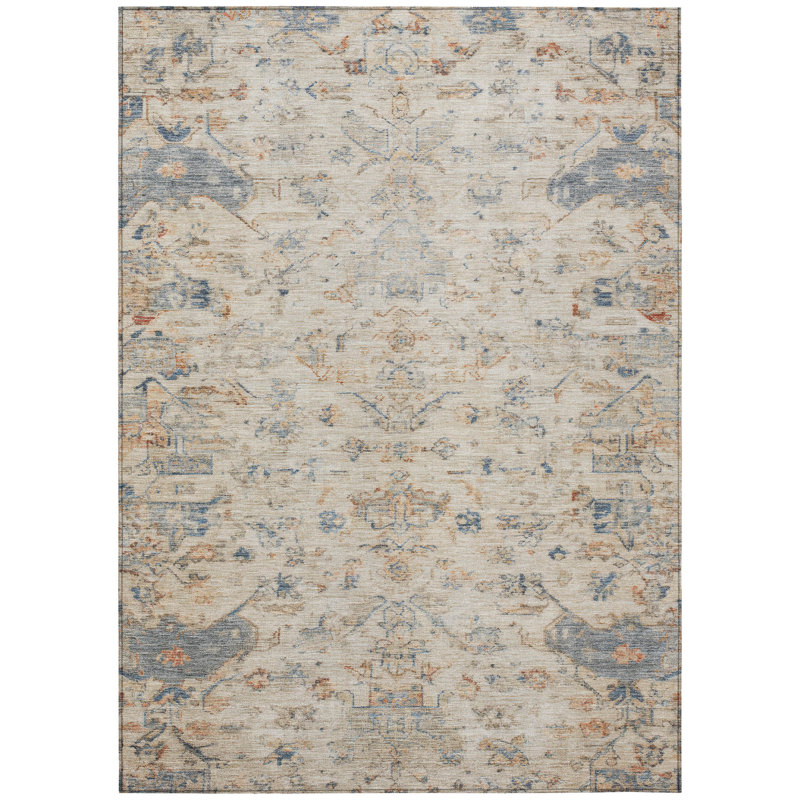 Machine Washable Indoor/Outdoor Chantille ACN2322 Global Rug, Rectangle 8' x 10'