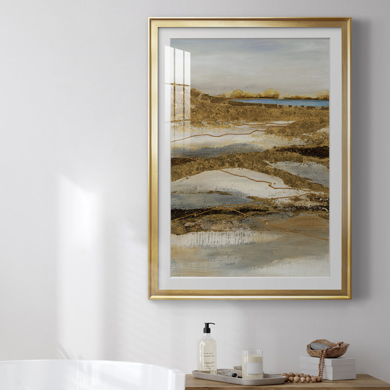 Let’s Go Over There " Let’s Go Over There ", Gold Framed, 24.5" H x 18.5" W x 1" D