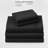 Rug Branch California Cotton Club 4 PC King Sheet Set – 600 Thread Count, 100% Long-Staple Cotton, Fits Thick Mattresses, Soft Sateen Weave, Breathable, Durable, Machine Washable – Charcoal-118550752-118550749