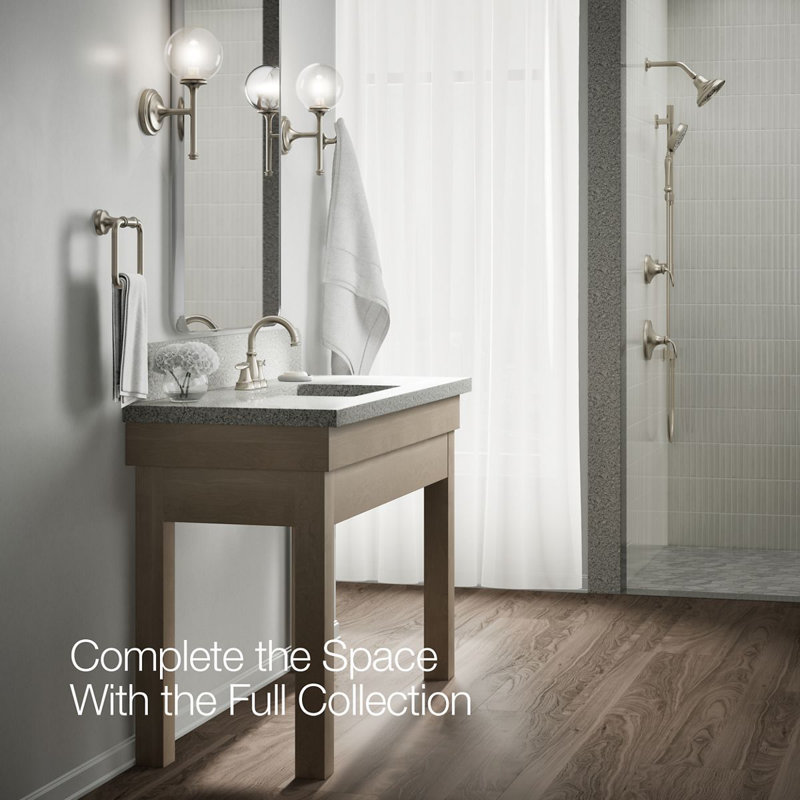 Bellera Centerset Bathroom Sink Faucet, 0.5 Gpm, Chrome