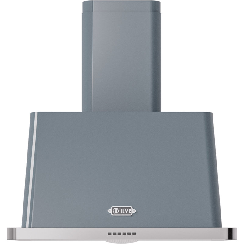 30" Majestic II 600 CFM Convertible Wall Mount Range Hood, Blue Grey