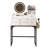 Vanity Table With Lighted Mirror And Power Outlet
