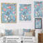 "Chinoiserie avec oiseaux et pivoines", impression sur toile encadrée-766816229-766816228