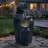 Kupski Outdoor Ceramic / Porcelain Weather Resistant Urn Fountain with Lights
