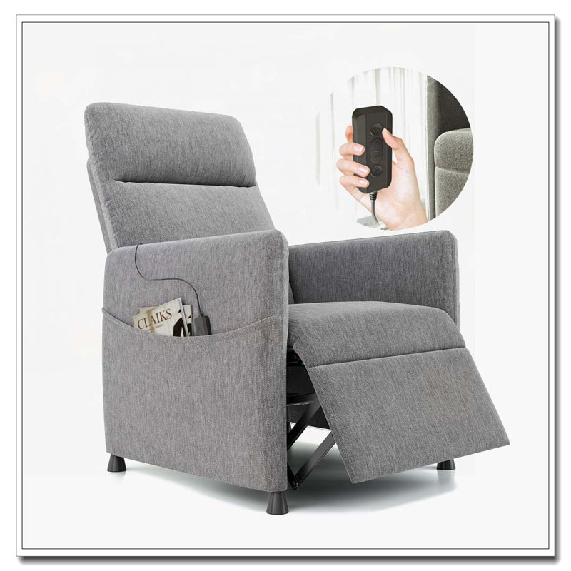 Power Recliner Chair, Light Gray