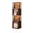 Nut-brown Manufactured Wood Display Cases