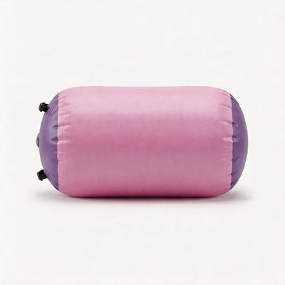 Tapis de jeu gonflable 20 x 20 x 31 po, en PVC, pour le yoga, le meneur de claques et l'entraînement à domicile, rose
