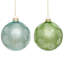 Frosted Ball Ornament - 4 Inches Set Of 6