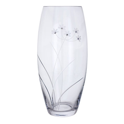 Glitz Clear 30Cm Glass Table Vase