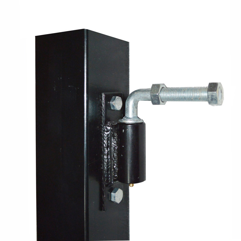 ALEKO Steel 1/2" Black J-Bolt Hinge for Swing Gates