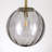 Sherwin 1-Light Modern Smoked Glass Pendant Light for Dining Room