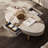 Modern light luxury rock panel coffee table