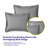 6 Piece Quilted Solid Stripe Comforter, Sheet Set And Mattress Protector Bedding Bundle, Twin XL-122547338-122547333