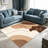 Brown Abstract Watercolor area rugs for Living Room, Soft and Comfortable, Suitable for all seasons, easy to maintain, machine washable Indoor floor mat, Under Table Farmhouse suitable for Bedroom, Dining Room, Study, Patio, Balcony, Home Decor-1158983446