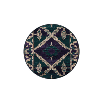 Machine Washable Gray Area Rug