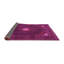 Tapis oriental rose / mauve / fuchisa fabriqué à la machine Husse-594903955