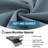 Curtains for Bedroom/Living Room 2 Panels Set - Thermal Insulated Room Darkening Grommet Top Curtains-735006373-735006354