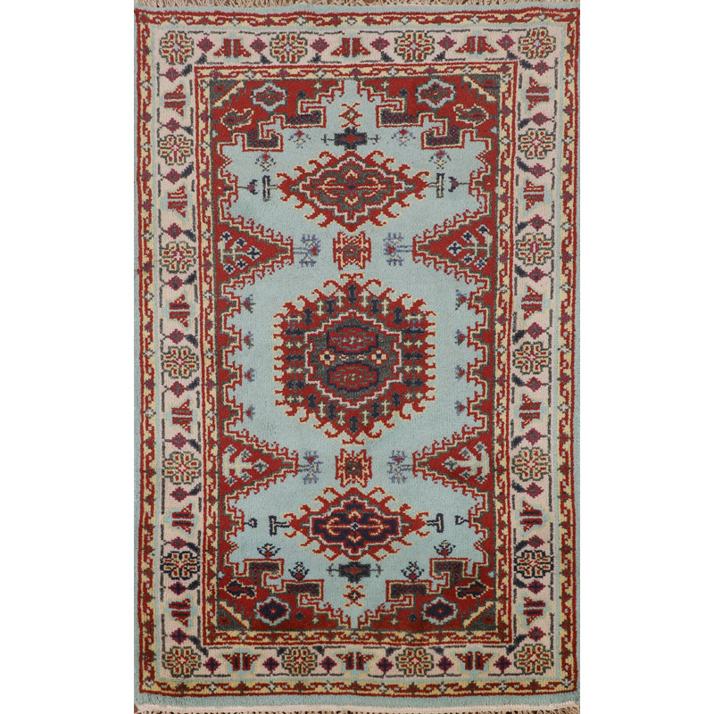 Tapis traditionnel indien clair 3 x 5