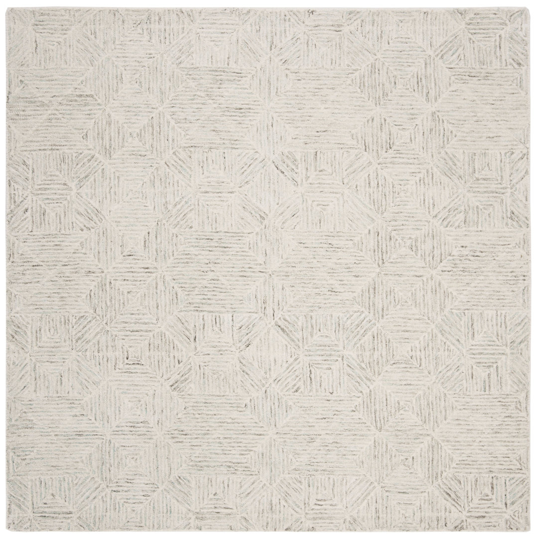 Geometric Wool Hand Tufted Area Rug