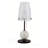 20" Modern Glass Table Lamp