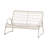 Outdoor Metal Frame Rattan Sofa with Cushion