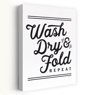 Wash Dry Fold Repeat Abstract Contemporary Art