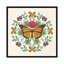 « papillon mandala i », impression sur toile-31862541-73215374-73215375
