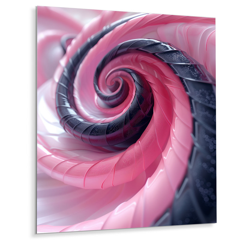 Contesa - Spirales abstraites, art mural, Métal métal, H 40 po x l 30 po x P 1,5 po