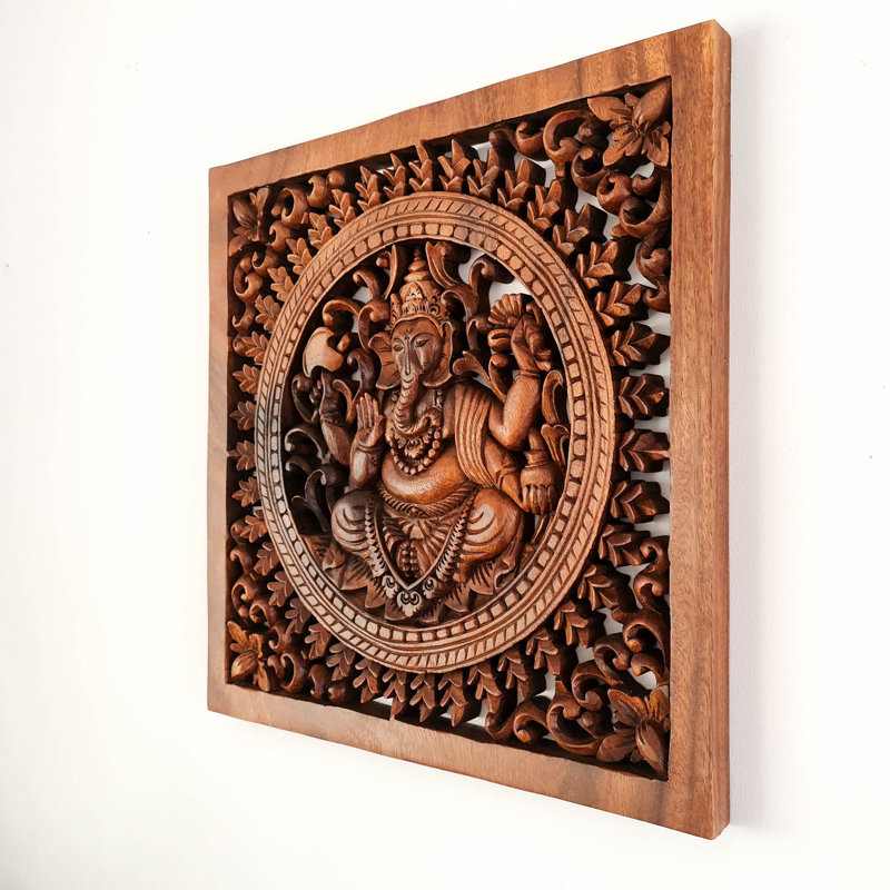 Handmade Boho Religious & Spiritual Wall Decor on Solid Wood