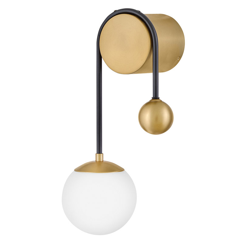  Auggie Medium Single Light Sconce, Gold