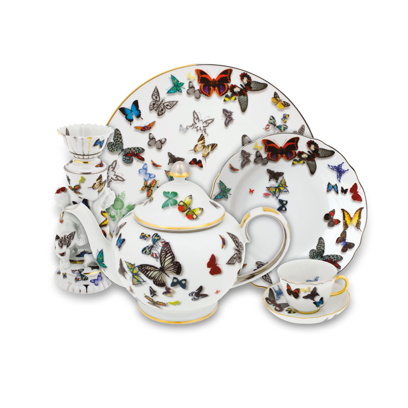 Butterfly Parade Porcelain Saucer