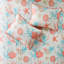 Ensemble de courtepointe en satin de coton 6 pièces avec coussins Coral King / Cal King