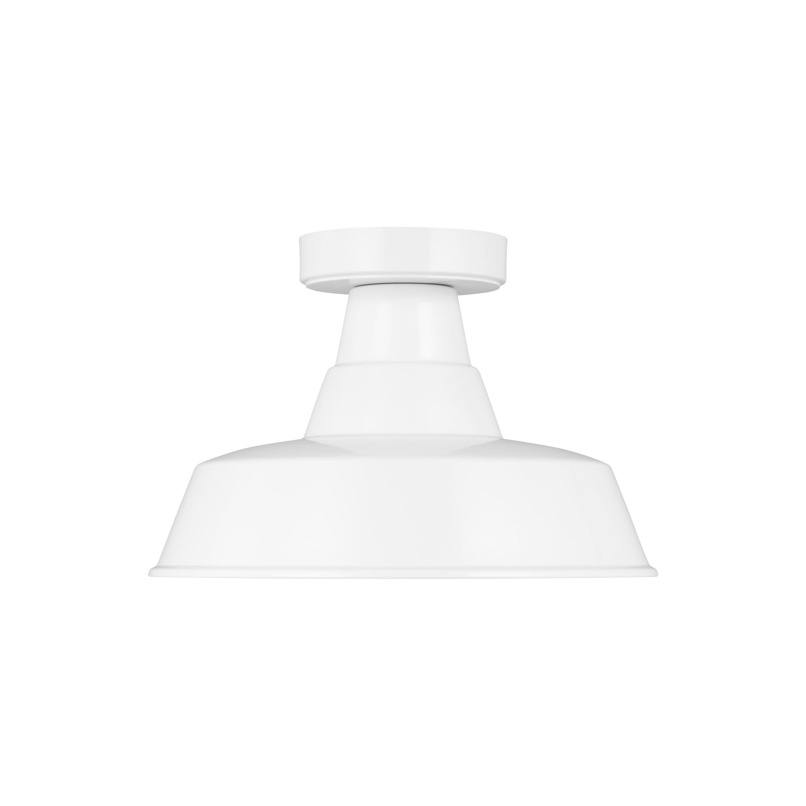 Blakeston Bell Outdoor Semi Flush Mount, White