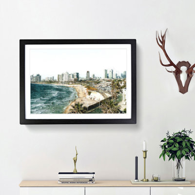Tel Aviv Israel Skyline - Framed Print