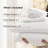 Bedsure Deep Pocket Full Size Sheets Set - 6 Piece, Prewashed Ultra-Soft Full Size Bed Sheets, Fits Mattresses Up To 18 Inches Thick, Breathable & Secure Fit, Hotel Luxury Bedding, White-125412172-125412167