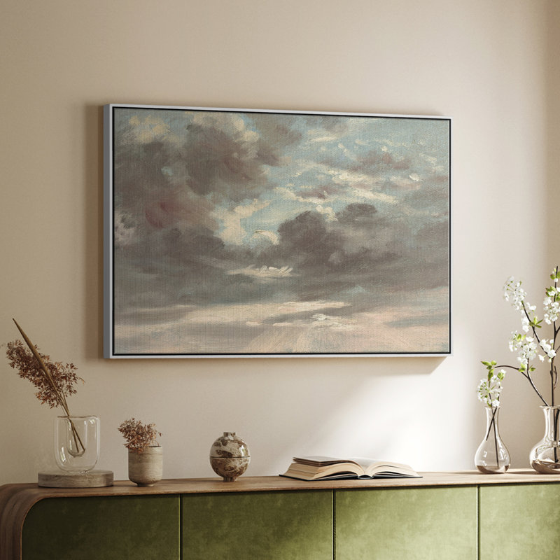 «Vintage Landscape - CMLXIV» sur, Blanc, H 25 po x l 37 po x P 2 po