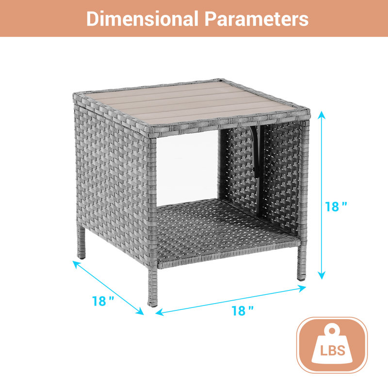 Table d'appoint Arsie, Gris